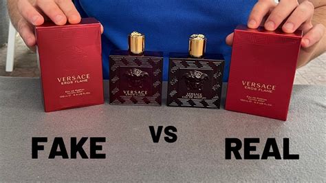 Versace Eros Flame: Real vs Fake Perfume Comparison 